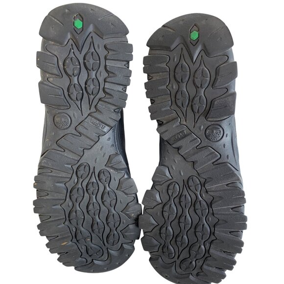 Timberland Black Leather Hiking Boots Mens Waterproof Trail Lug Sole Outdoor main image 4